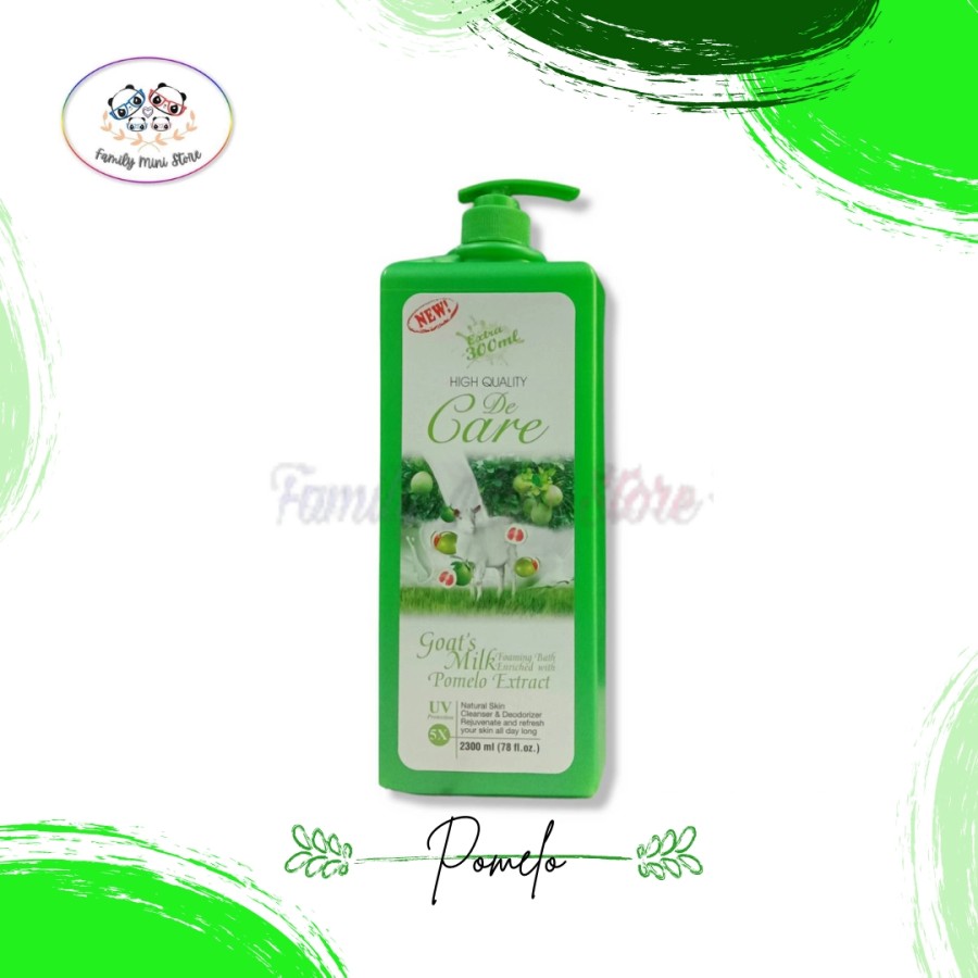 De Care Goat's Milk Foaming Bath 2300ml - Pomelo Extract